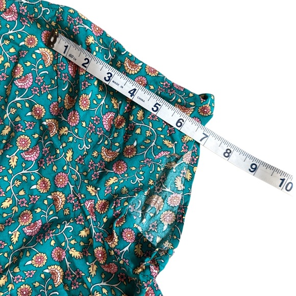 Natural Life Midi Dress NWT Pockets Avery Button Front Jade Floral Boho XL - Picture 7 of 13